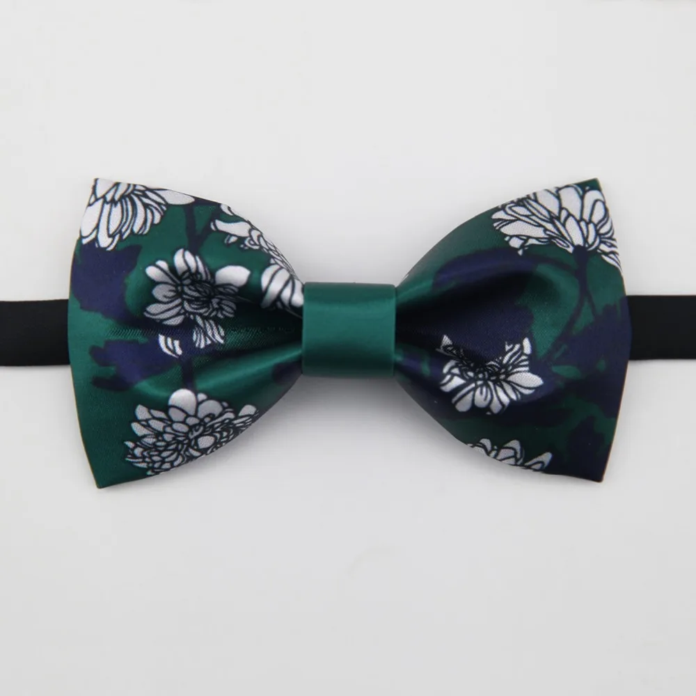 

Free shipping new fashion casual male Printed Bowtie Men women Married Grooms Best British Wild Chrysanthemum College bow tie