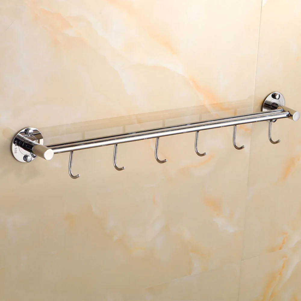 304 Stainless Steel kitchen rack Kitchen Shelf Cooking Utensil Tools Hook Rack kitchen Holder