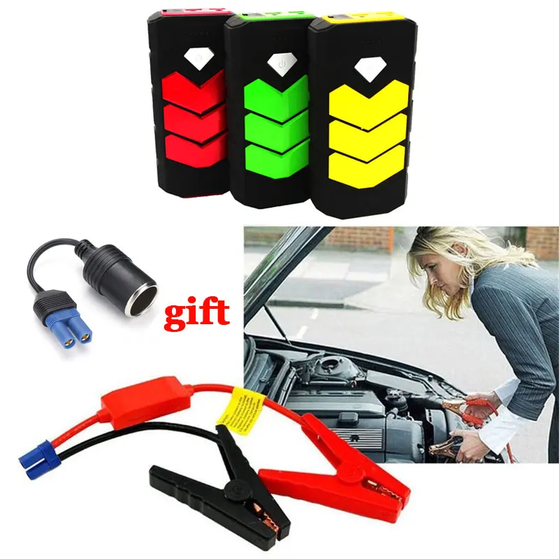 

2019 Multi-function Car Jump Starter High power For Diesel Auto 20000mAh Power Bank Car Charger For Car Battery Starting Device