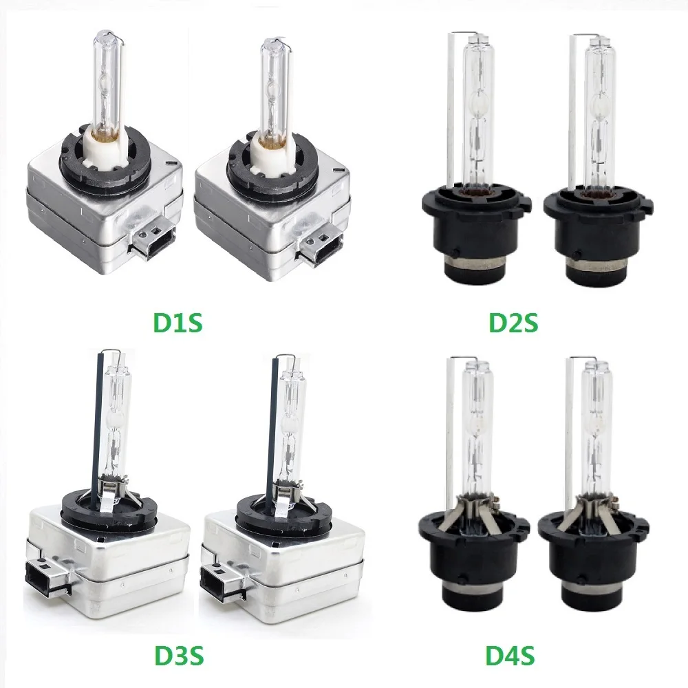

2pcs 35W HID Bulb Car Xenon Light D1S D2S D3S D4S 12V 4300K 5000K 6000K 8000K 10000K 12000K Car Auto Xenon Headlight Bulb