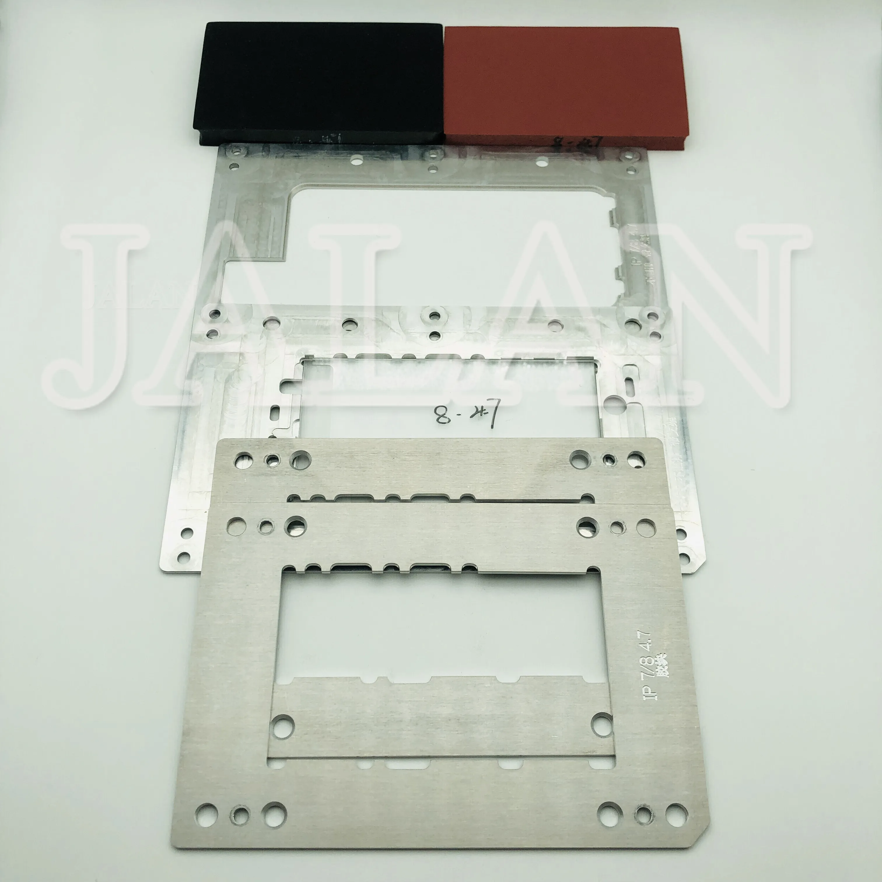 JALAN YMJ laminating mold for iPhone 7 8 4.7 inch glass frame oca lcd repair laminator machine moul