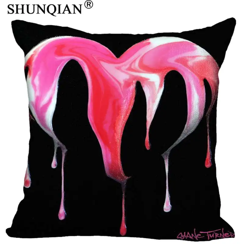 Pillowcase Картина наволочка с изображением кота квадратная молния Домашняя Декоративная Подушка Обложка свадебный подарок на заказ для двух сторон печатных - Цвет: Pillowcase