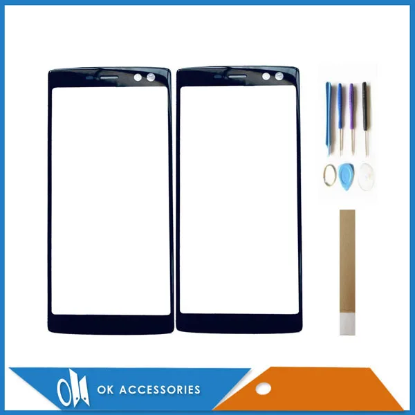

6.0 Inch For Doogee BL12000 BL12000 Pro Front Outer Glass Lens Touch Screen Outer Screen Black Blue Color With Tape Tools
