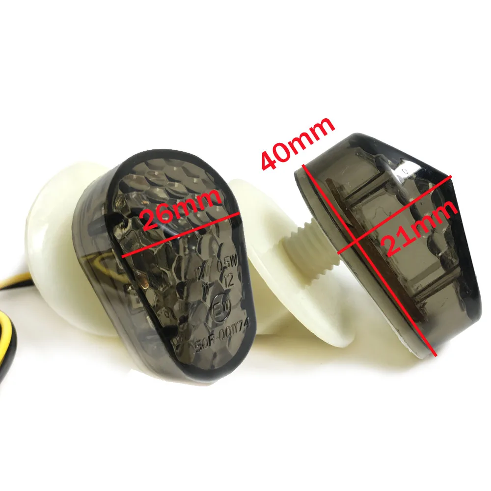 Светодиодный индикатор поворота для мотоцикла 12 В YAMAHA FZ1S FAZER 1000 600 FZ6S YZF R1 R6 S XJ6 MT 03