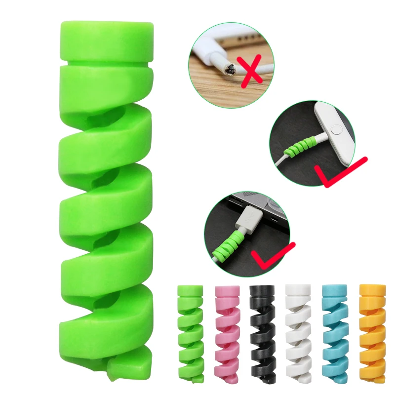 

2PCS For Apple iPhone USB Charger Cable Cord Adorable Protective Sleeve For Phones Cable Charging Cable Protector Saver Cover