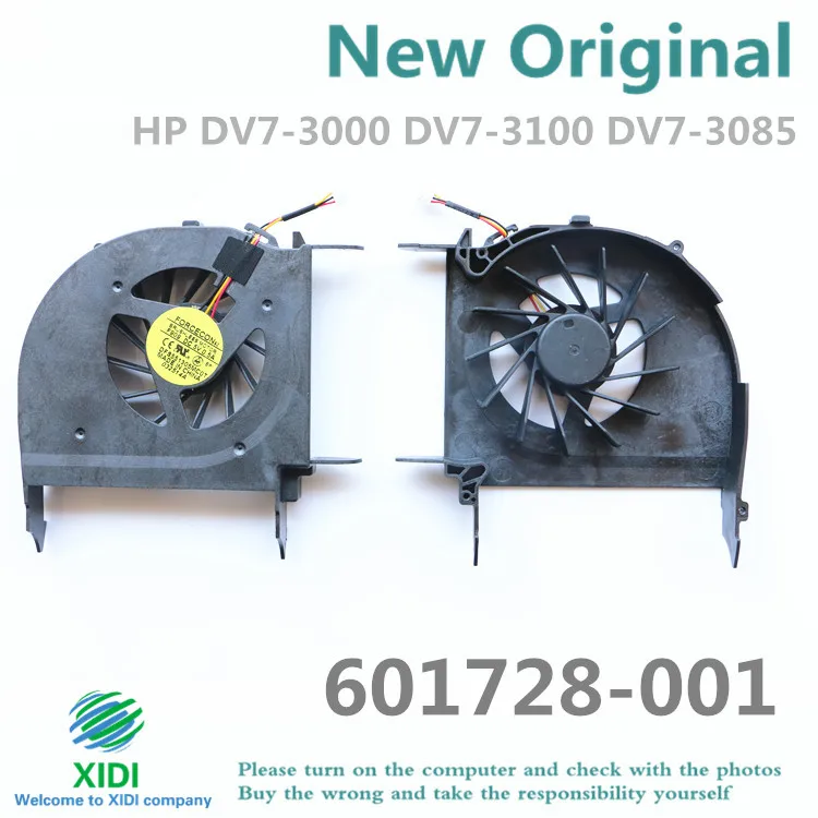 FORCECON F909 Процессор вентилятор для hp DV7-3000 DV7-3100 DV7-3085 Процессор Вентилятор охлаждения 601728-001 аккумулятор большой емкости