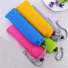 CBRL100pcs/lot Шнурок Мешок Сетка Mesh Прачечная сумка Подарочная сумка логотип для подарка небольшой инструмент телефон ювелирные изделия