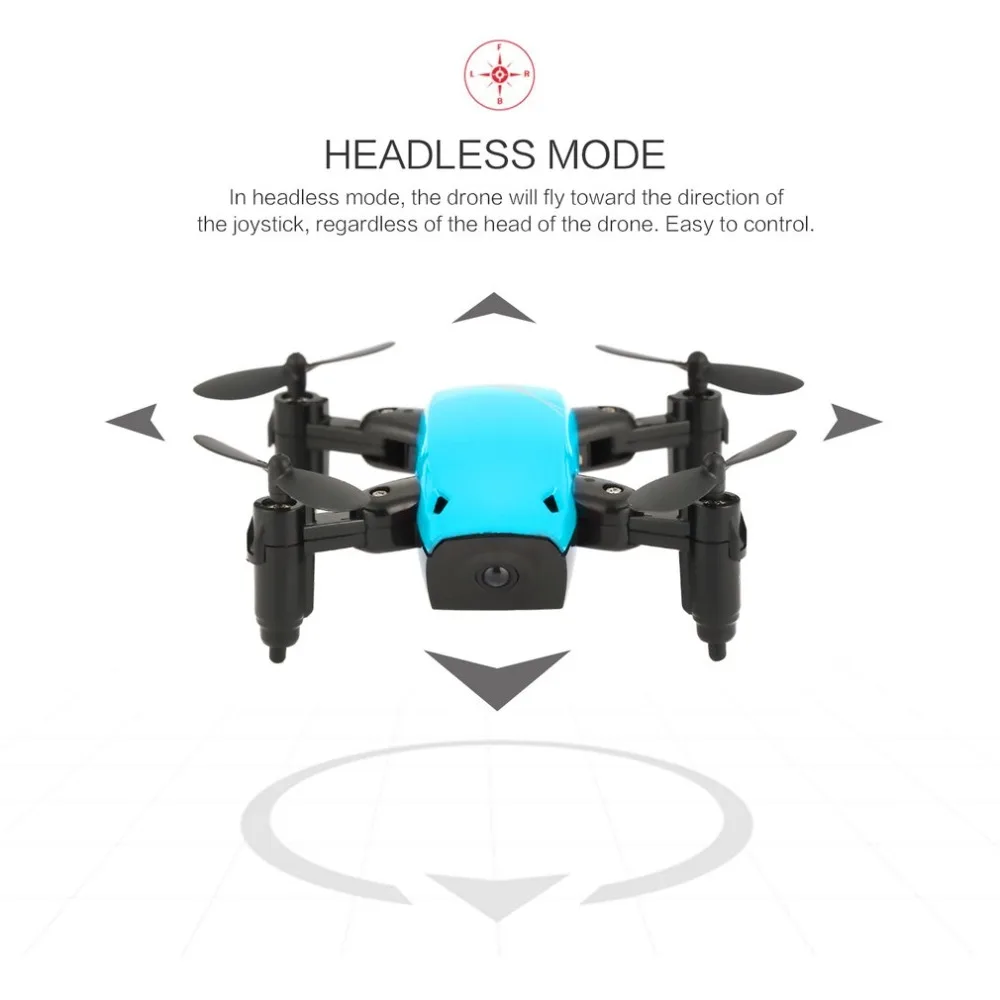 S9 S9W Складная RC Мини Drone Карманный Дрон Micro Drone вертолет с WI-FI FPV 0.3MP Камера 360 градусов Дрон