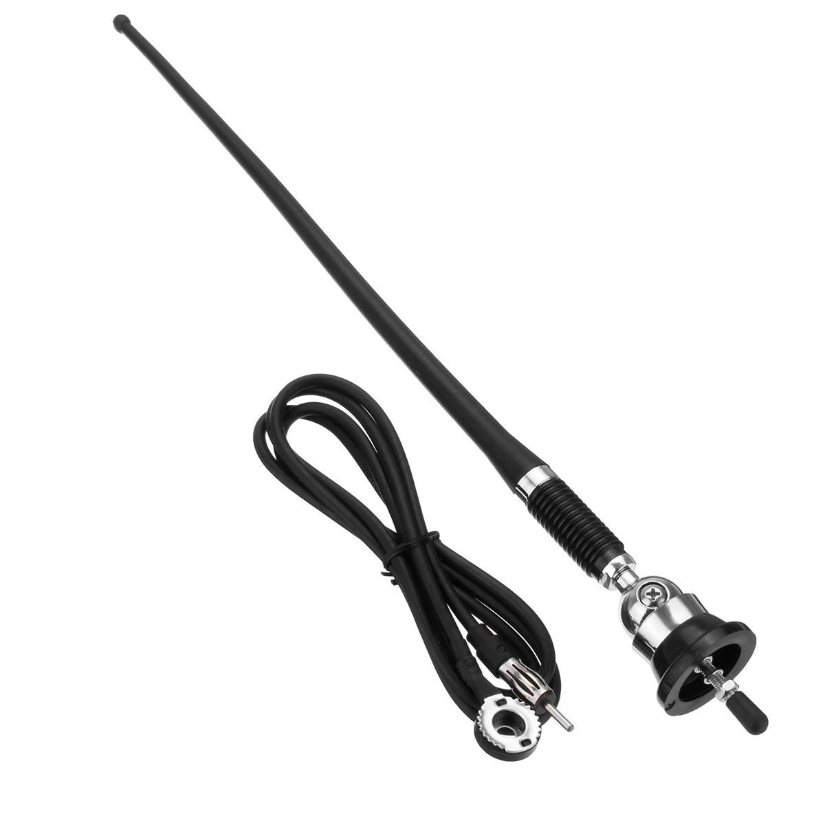 Antena Universal de 16 "para coche, Radio coche, señal amplificada AM/FM, aérea ajustable 180 grados|Antenas| - AliExpress