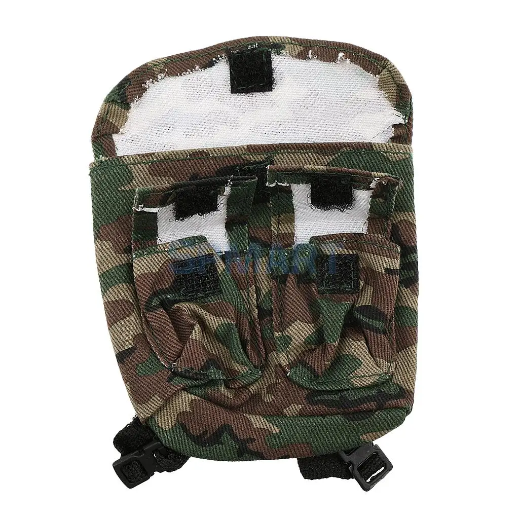 1/6 Scale Soldiers Jungle Camouflage Backpack Shoulder Bag Model DIY for 12 inch Action Figures Toys /