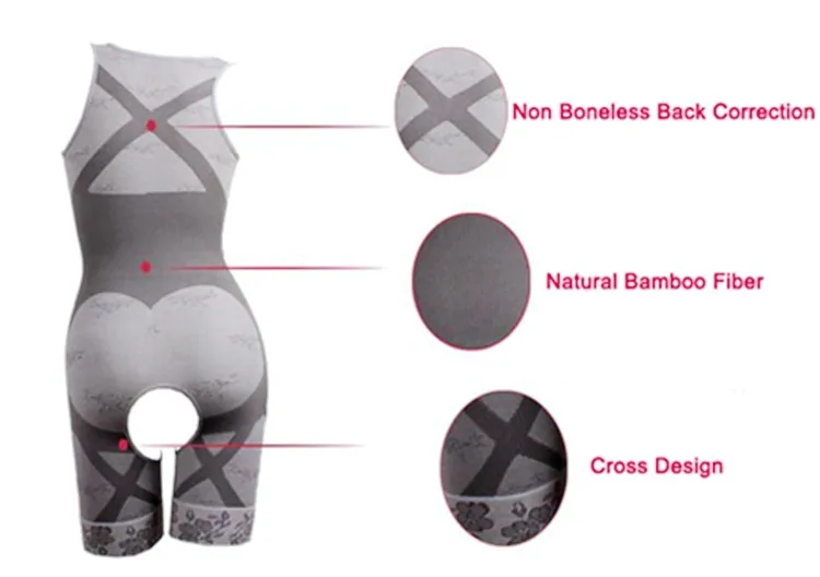 Невидимый женский формирователь тела Натуральный Бамбуковый Уголь Волшебные Шейперы для похудения нижнее белье для женщин сжигание жира тонкие брюки
