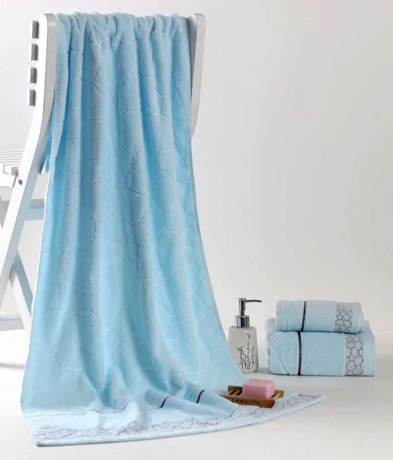 140x70cm Bath Towel Cotton towel 6 Colors Avaliable Cotton Fiber Natural Eco-friendly Embroidered Bath Towel