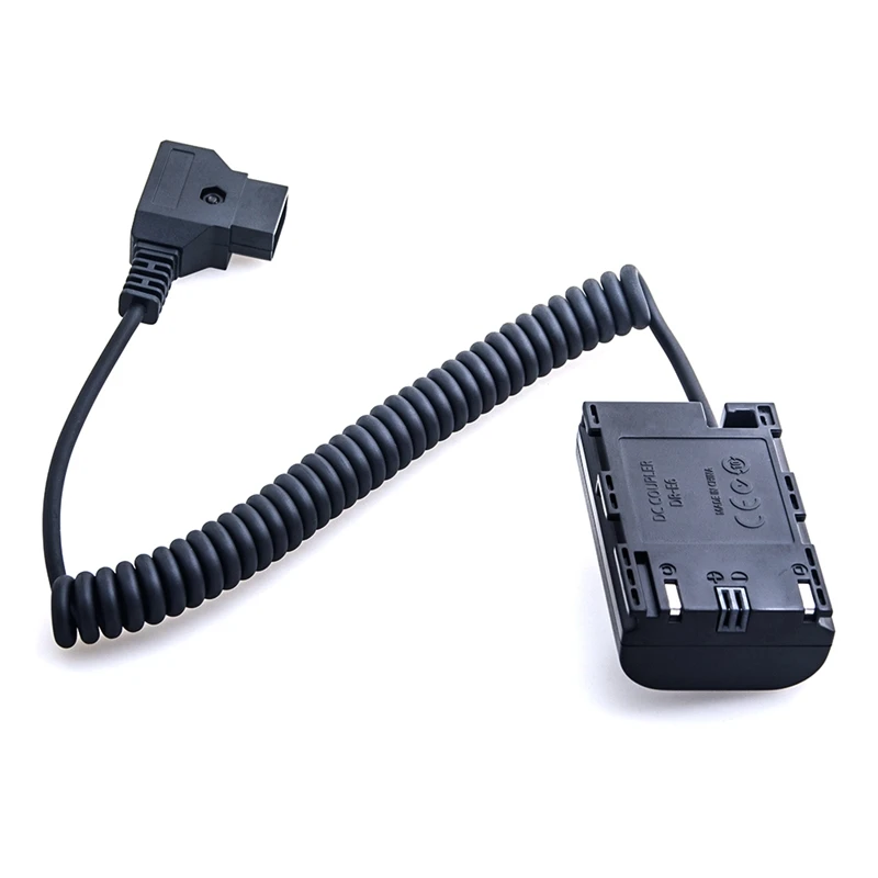 D-Tap для Lp-E6 пустышка батарея адаптер питания спиральный кабель для Smallhd 501/502 702 монитор