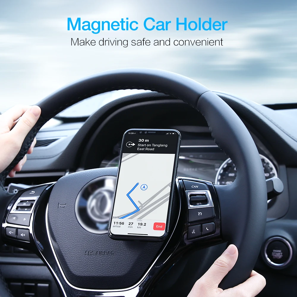 RAXFLY Magnetische Auto Telefon Halter Für iPhone 11 Pro Max XR X XS Dashboard Starke Magnet GPS Te