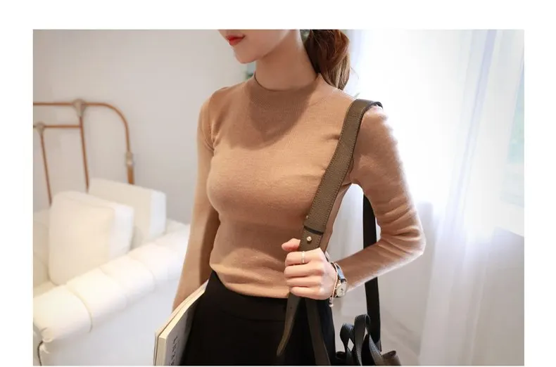 2089 зимний свитер женские стрейч Т-shirtsweater Xnxee
