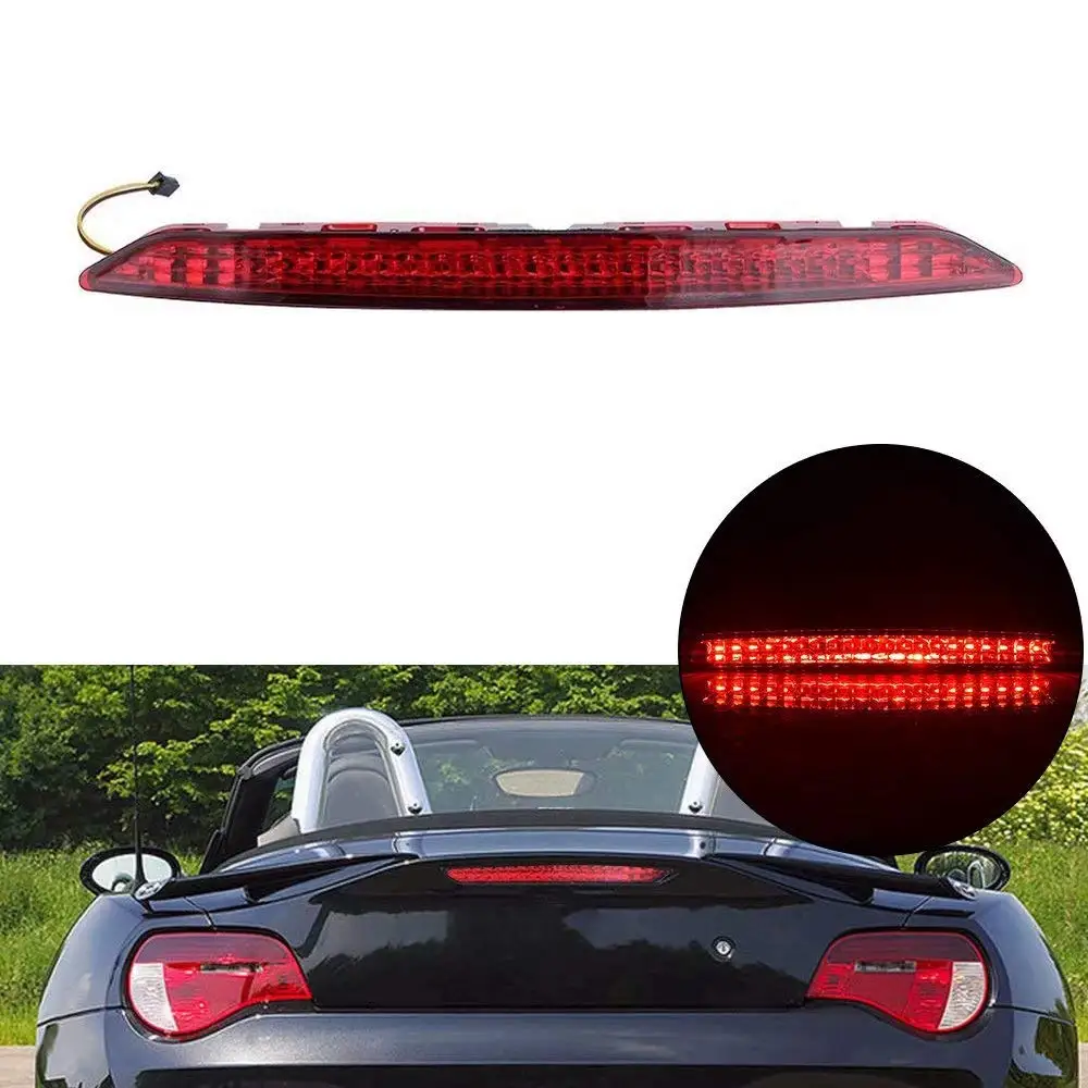 5050 LED Red Light Red Lens Trunk 3rd Third Brake Stop Light Rear Lamp Assembly For BMW E85 Z4 2003-2008