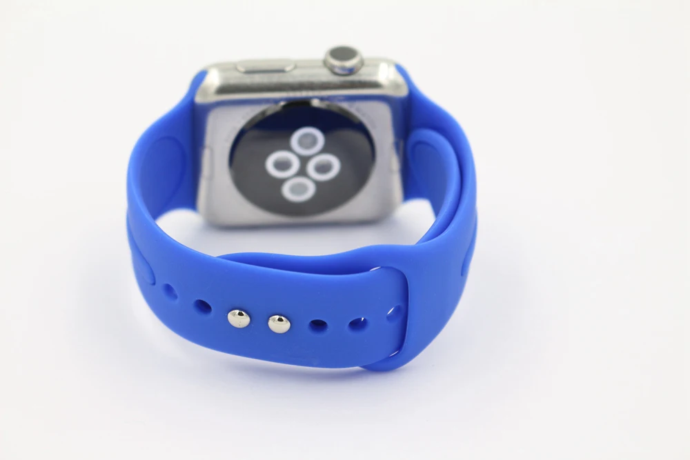 URVOI Sport band for apple watch series 1 2 Ultraman silicone strap for iWatch with pin and tuck closure single workout color15