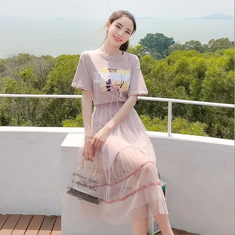 Modis в Корейском стиле летнее элегантное кружевное женское сексуальное миди