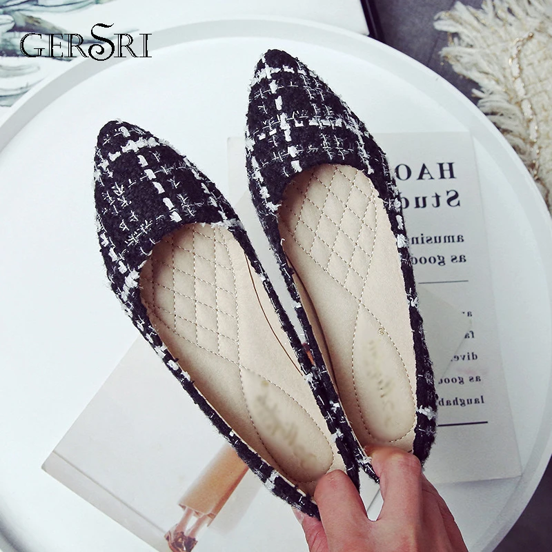 

Gersri Women's Flats Mixed Colors Women Shoes Woman Loafers Spring Autumn Flat Shoes Women Daily Summer Shoes Size 33-43