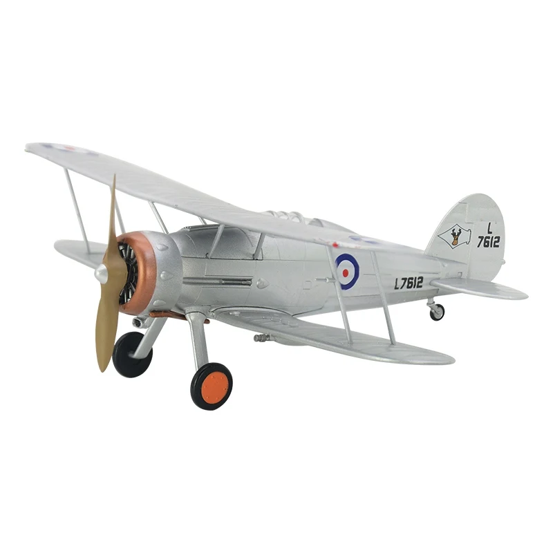 pre-built 1:72 scale Gladiator SS.37 Mk I British-built biplane fighter hobby collectible aircraft finished plastic model