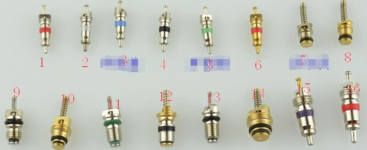 Микс 16 видов R134A домашний автомобильный клапан кондиционирования воздуха сердечник
