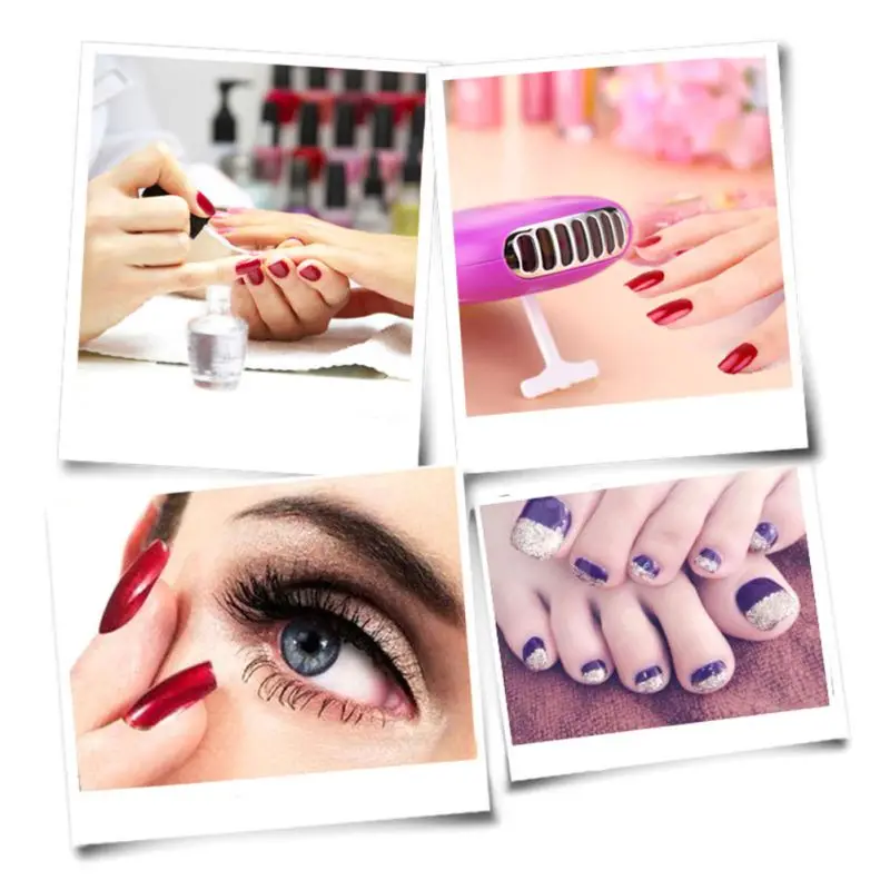 

2019 Mini Fan Air Conditioning Blower Glue Thick Curl False Eyelash Extension False Eyelashes Black Rose
