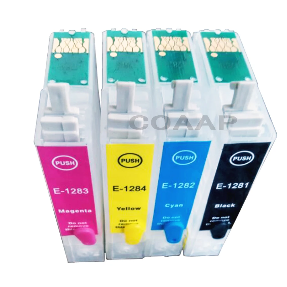 Многоразового использования, пустые картридж для EPSON SX125 SX130 SX235W SX420W SX440W SX430W SX425W SX435W SX438 SX445W T1285 T1281-T1284