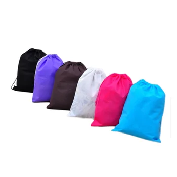 

Travel Storage Bag Shoe Pocket Storage Organize Bag Non-woven Fabric Draw Pocket Drawstring Bags Toiletry BToiletry Bag Case New