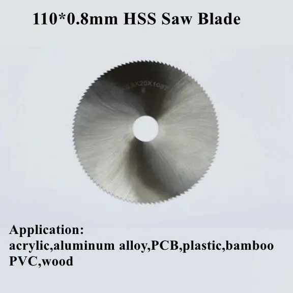 HSS Saw Blade Многофункциональная Настольная мини-пила, деревообрабатывающая скамейка, DIY хобби, модель, режущий инструмент, B10, сверлильный патрон, регулируемая скорость, двойной двигатель - Цвет: HSS Saw Blade