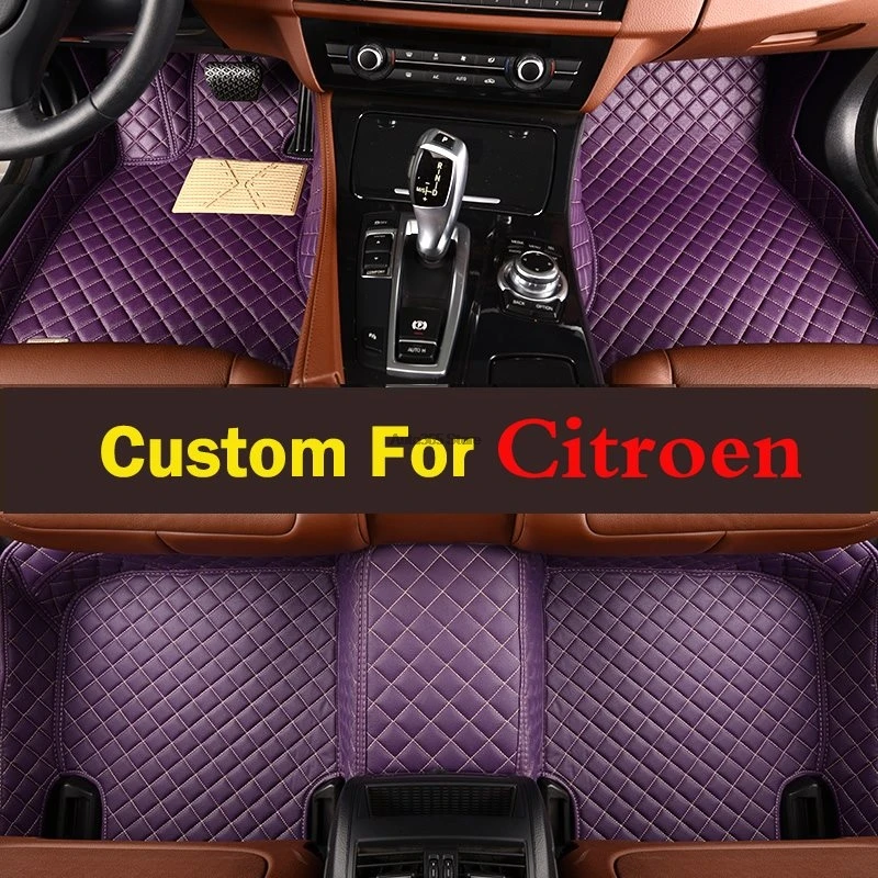 Car Accessories Styling Custom Floor Mats For Citroen C2 Elysee Quatre