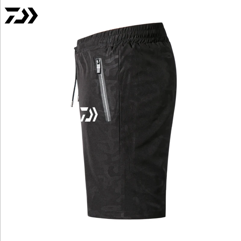 Daiwa, летние шорты для мужчин, Спортивная, дышащая, одежда для рыбалки, для бега, велоспорта, гольфа, рыбалки, шорты, быстросохнущие, одежда