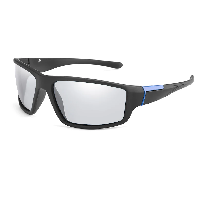 Longkeperer Брендовые мужские фотохромные солнцезащитные очки поляризованные женские очки для вождения солнцезащитные очки в квадратной оправе в стиле ретро UV400 очки Oculos de sol - Цвет линз: Blue
