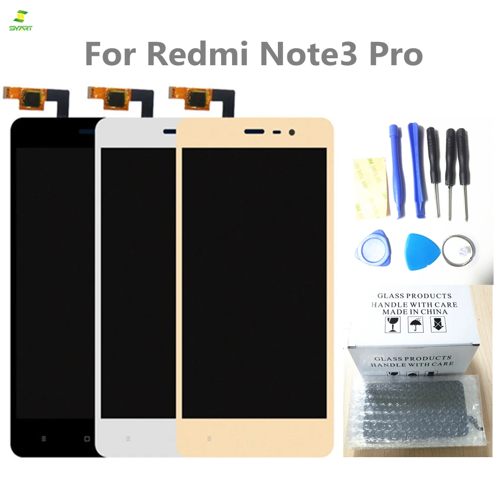

Touchscreen For Xiaomi Hongmi Redmi Note3 Pro Note 3pro LCD Display Touch Screen Digitizer Assembly Complete Replacement Tools