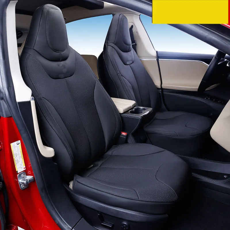 Lsrtw2017 Fiber Leather Car Seat Cover For Tesla Model S 75d 90d 100d 60d 80d 2014 2015 2016 2017 2018 2019