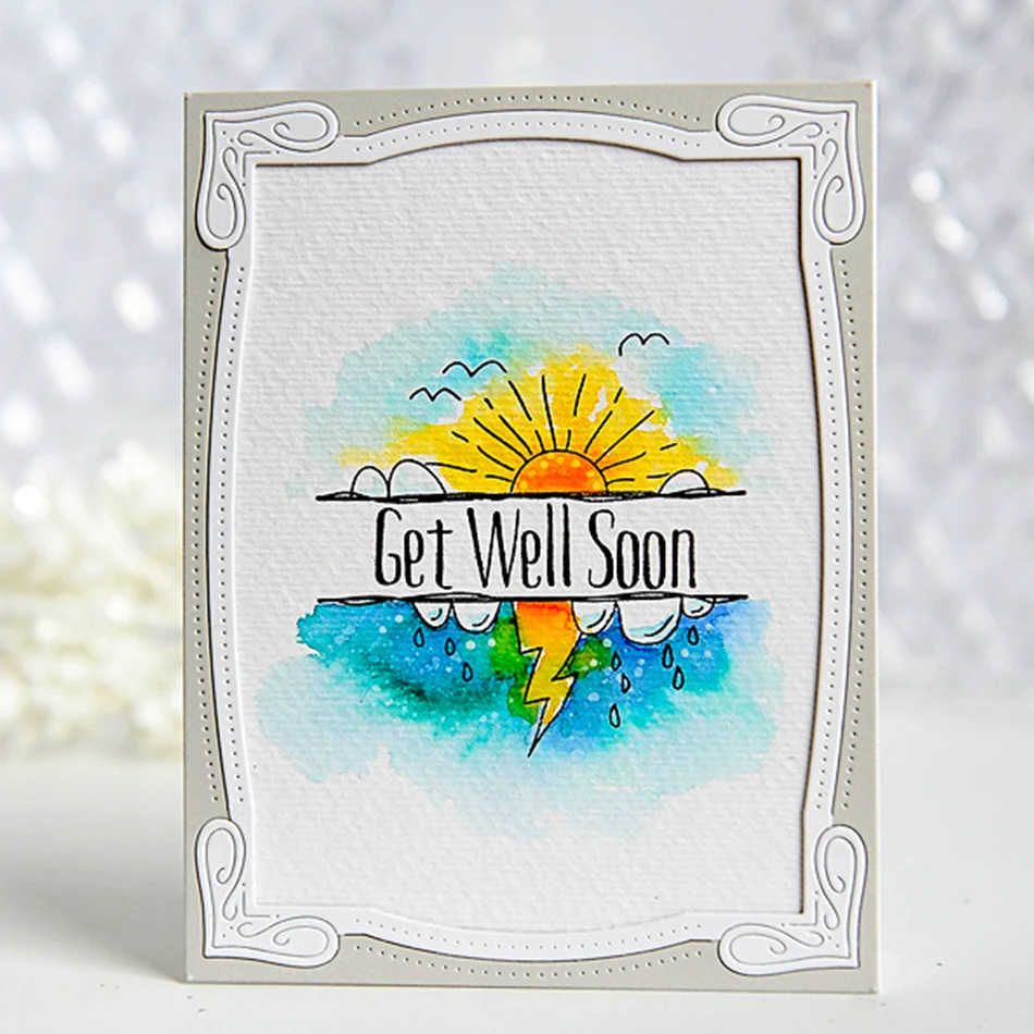

GJCrafts Sunrise Metal Cutting Dies New 2019 Stencil for Craft Dies Scrapbooking Album Paper Cards Decorative Embossing Die Cut