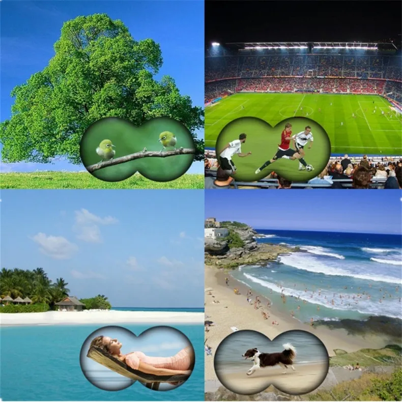 Telescope 60X60 HD Binoculars High Clarity 10000M High Power For Outdoor Hunting Optical Lll Night Vision binocular Fixed Zoom