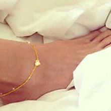 2016 New Women’s Sexy Adjustable Sweet Love Heart Pendant Anklet Foot Chain Bracelet