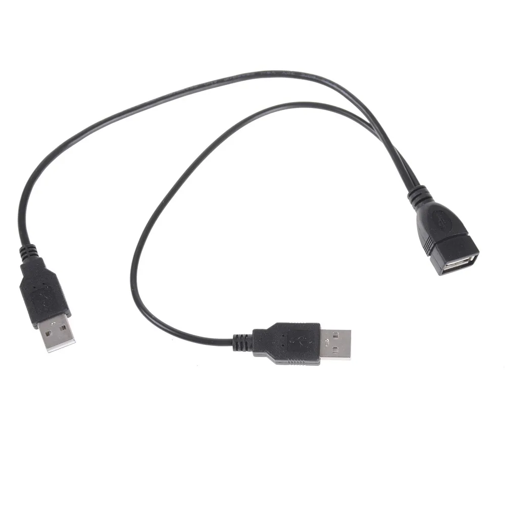 1 шт. Удлинительный кабель USB гнездо до 2 разъем для передачи данных адаптер