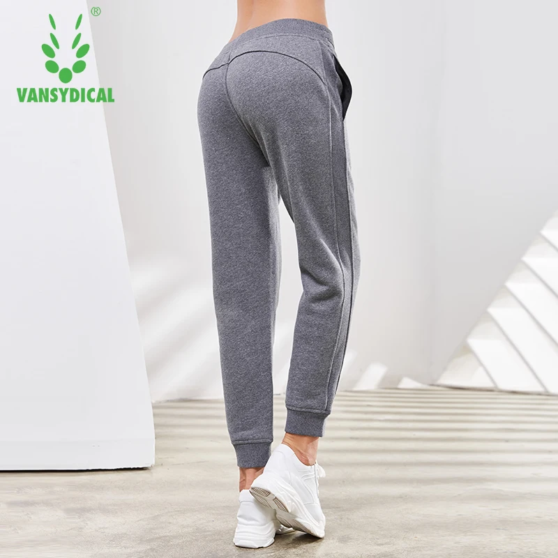 Vansydical спортивные штаны для спортзала женские хлопковые бега дышащие брюки