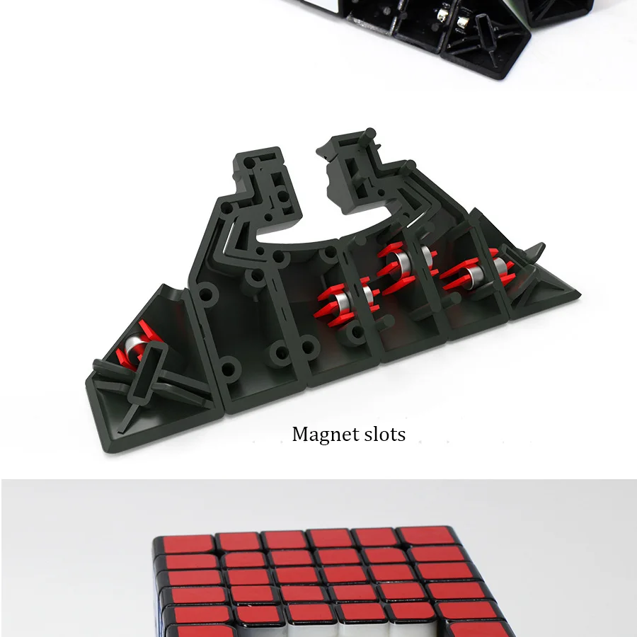 Qiyi Mofangge Магнитный куб Shadow 6x6 Cubo Magico 6x6x6 ShadowM speed профессиональная головоломка обычные магнитные 6x6 магические кубики