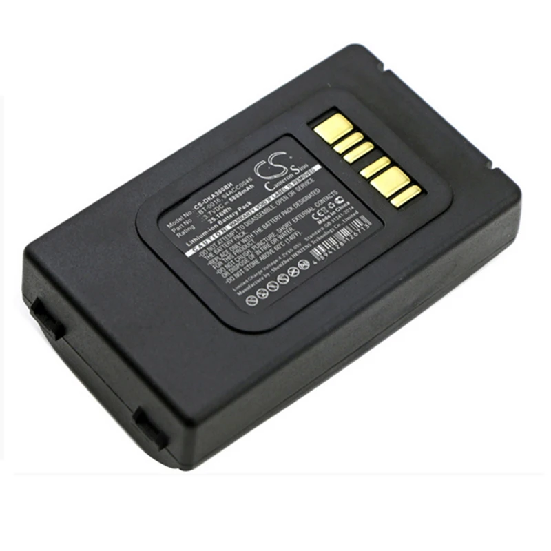 6800 мА/ч, 3,7 V 94ACC0046 BT-0016 Li-Ion Батарея для сканер штрих-кода Datalogic Скорпио X3 сканер штрих-кода перезаряжаемый аккумулятор замена