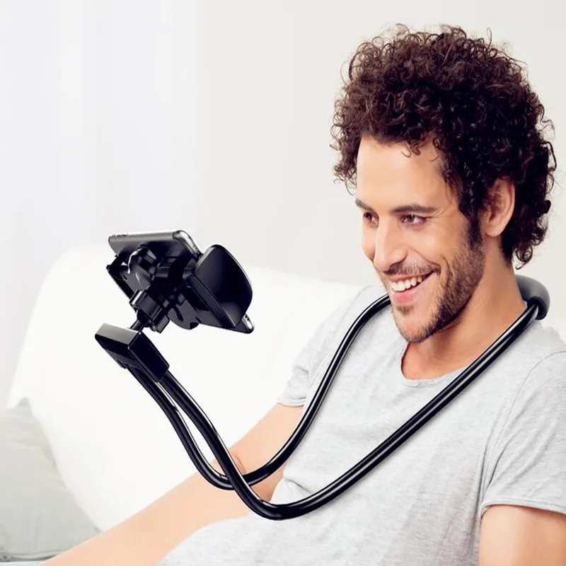 Portable lazy phone holder desktop multi purpose rotating universal