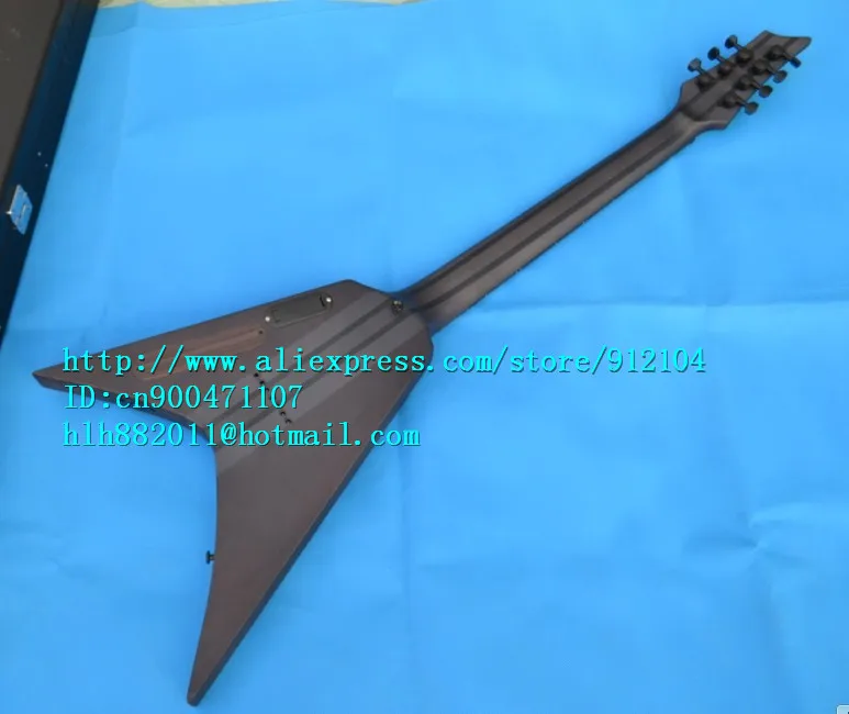 Новая электрическая гитара Big John 7 strings с корпусом elm и грифелем из черного дерева