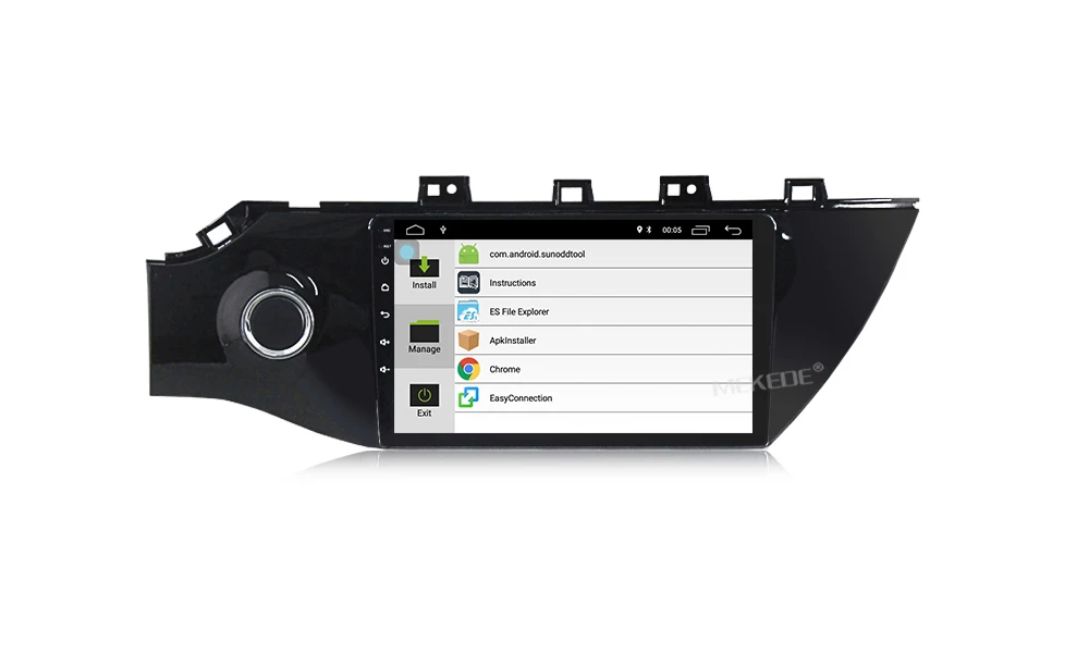 Best MEKEDE HD Car Radio Multimedia Video Player Navigation GPS Android For KIA RIO accessories sedan no dvd 2 din 4 2017 2018 rio 17