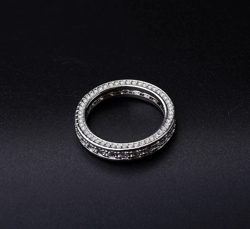 LMNZB серебро 925-й пробы кольца для женщин маленький CZ обрамление модные свадебные ювелирные изделия роскошные кольца OJZ050