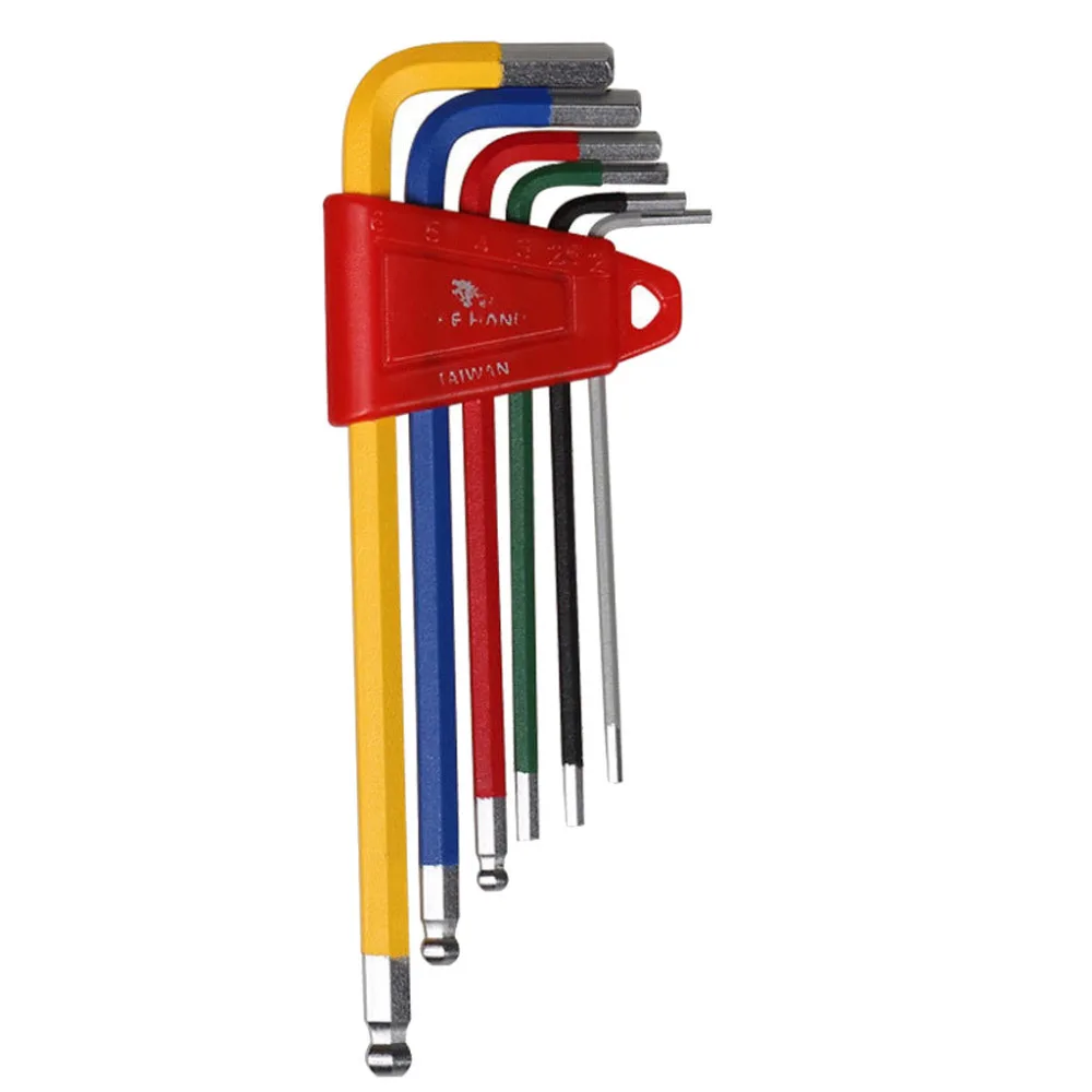 BIKEHAND Multicolor Allen Wrench Set Bicycle Repair Tool 6 Sticks 2mm 6mm Mountain Bike