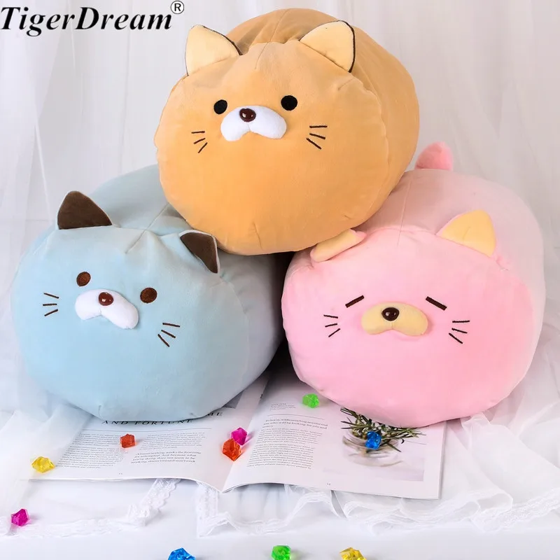 50cm Expression cat sleeping pillows stuffed plush toy cute cushion soft doll funny expression birthday gift 9 colors | Игрушки и хобби