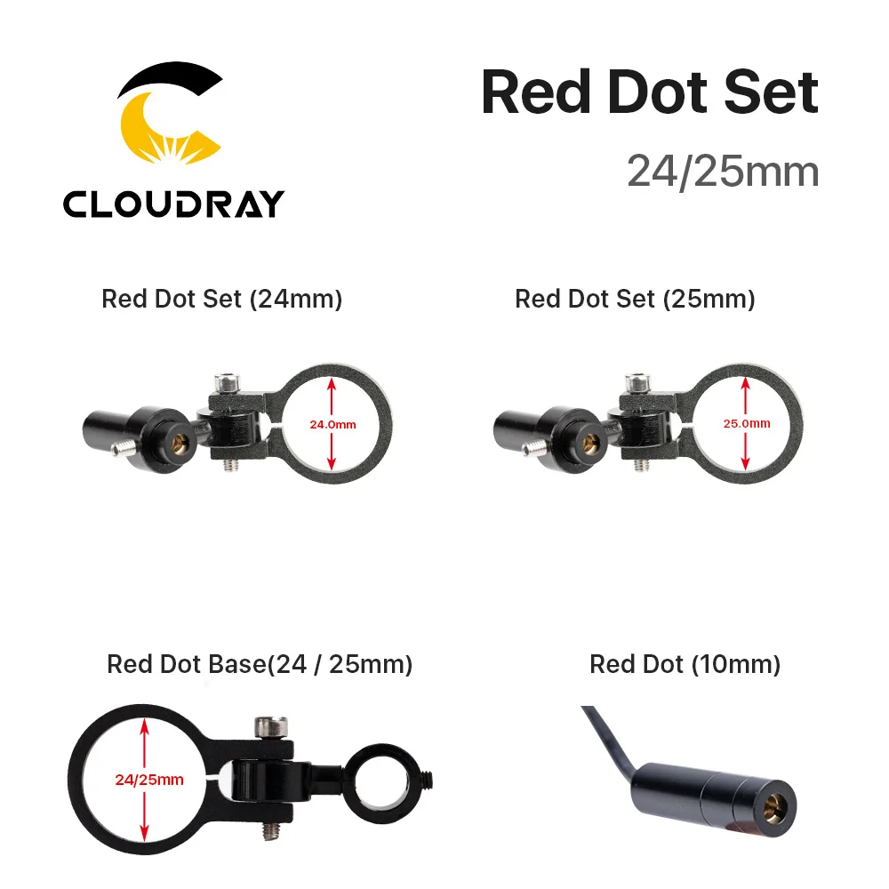 Модуль диода Cloudray Red Dot устройство позиционирования DC 5 В для DIY Co2 лазерная гравировка режущая головка