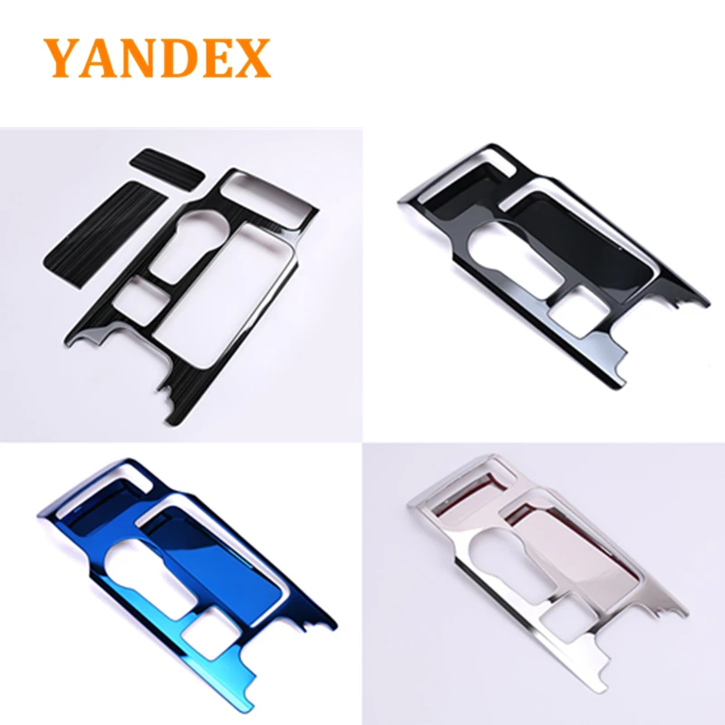 

Yandex Center Console Gear frame Panel stainless steel decoration Trim 3pcs for Ford 2017 Mondeo Fusion accessories