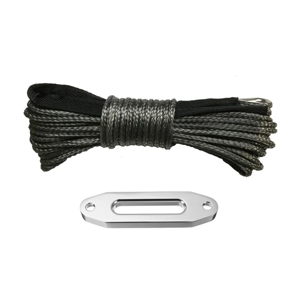 8mm X 20m Synthetic Rope With 12000lbs Fairlead,boat Winch Rope,atv